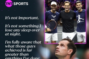 穆雷谈网坛四巨头称号：费德勒、纳达尔、德约成就远远超过了我