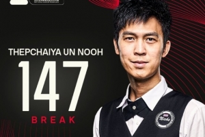 塔猜亚几周内第二次打出147，5-1战胜庞俊旭晋级武汉公开赛32强