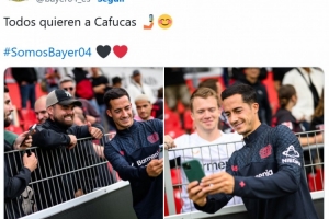 勒沃库森在60分钟训练赛2-1科隆胜利，巴斯克斯首秀制造点球