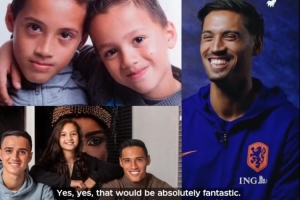 赖因德斯：希望弟弟随印尼进入世界杯，我们能够在赛事中碰面