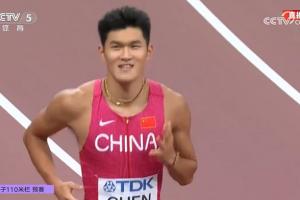 完美世锦赛首秀！19岁陈圆将预赛13秒39，直接晋级110米栏半决赛