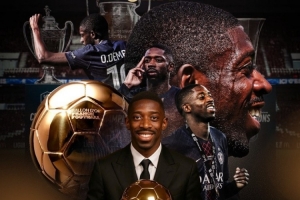 法国足球主编：登贝莱获得金球奖在所有大洲投票中都很明确