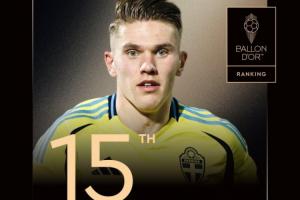 北欧锋霸首登英超！金球奖第15名：约克雷斯，生涯首次获得提名