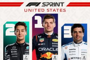跌宕起伏！F1美国站冲刺赛：维斯塔潘夺冠 阿隆索、皮亚等5车退赛