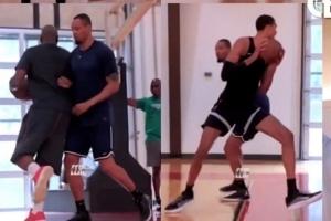 名记：文班这种表现 奥拉朱旺正在某处满脸自豪地微笑