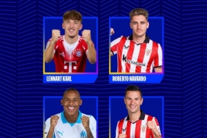 欧冠今日最佳进球候选：卡尔、R-纳瓦罗、古鲁泽塔、派尚在列