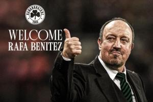 贝大师出山！官方：贝尼特斯执教帕纳辛奈科斯；年薪400万创纪录