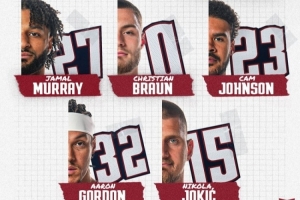 又多又准！掘金上半场21罚19中&首发五人14中14 太阳12中9