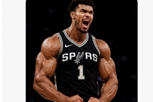 开季5胜0负！美刺蜜：赶紧给文班亚马立雕像 本赛季总冠军是马刺