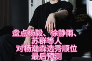 杨毅：青岛召集球迷去国信球馆看杨瀚森选秀 可能已经得到了保证