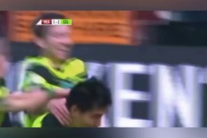 郑智留洋最牛进球！右脚完美卸球+左脚凌空破门！